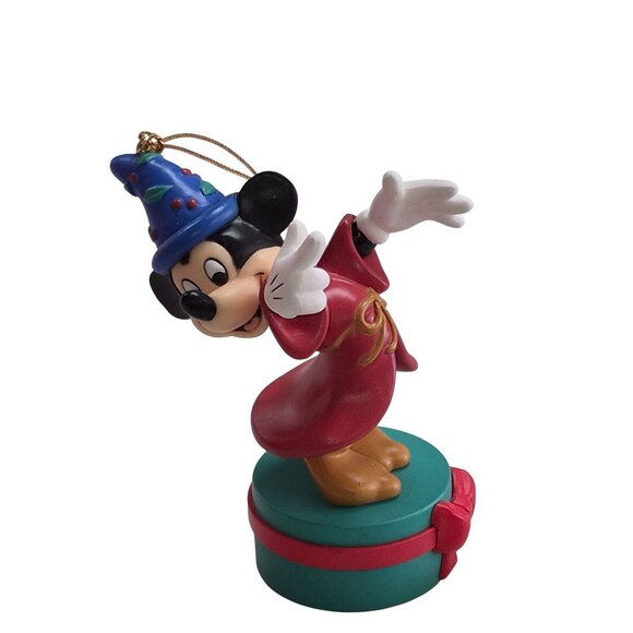 Disney Sorcerer Mickey Mouse Ornament Figurine - Picture 1 of 7